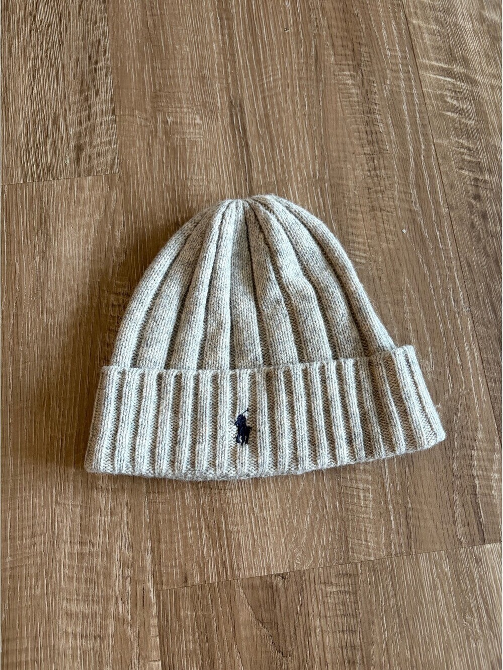 Polo Ralph Lauren Men's Beanie Skull Cap Light Gray